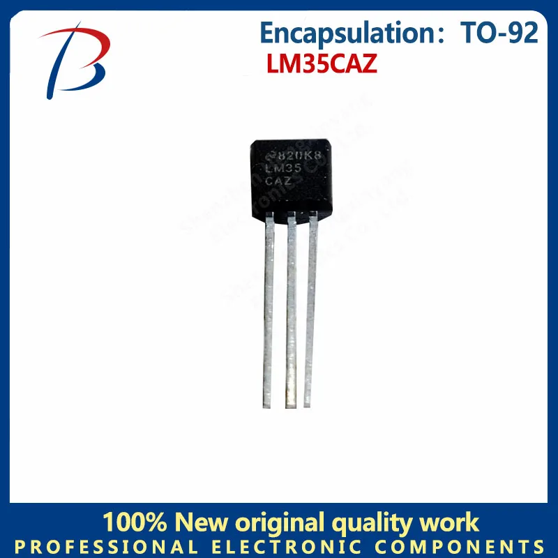 

10pcs LM35CAZ Silkscreen LM35 package TO-92 temperature sensor transistor MOS triode