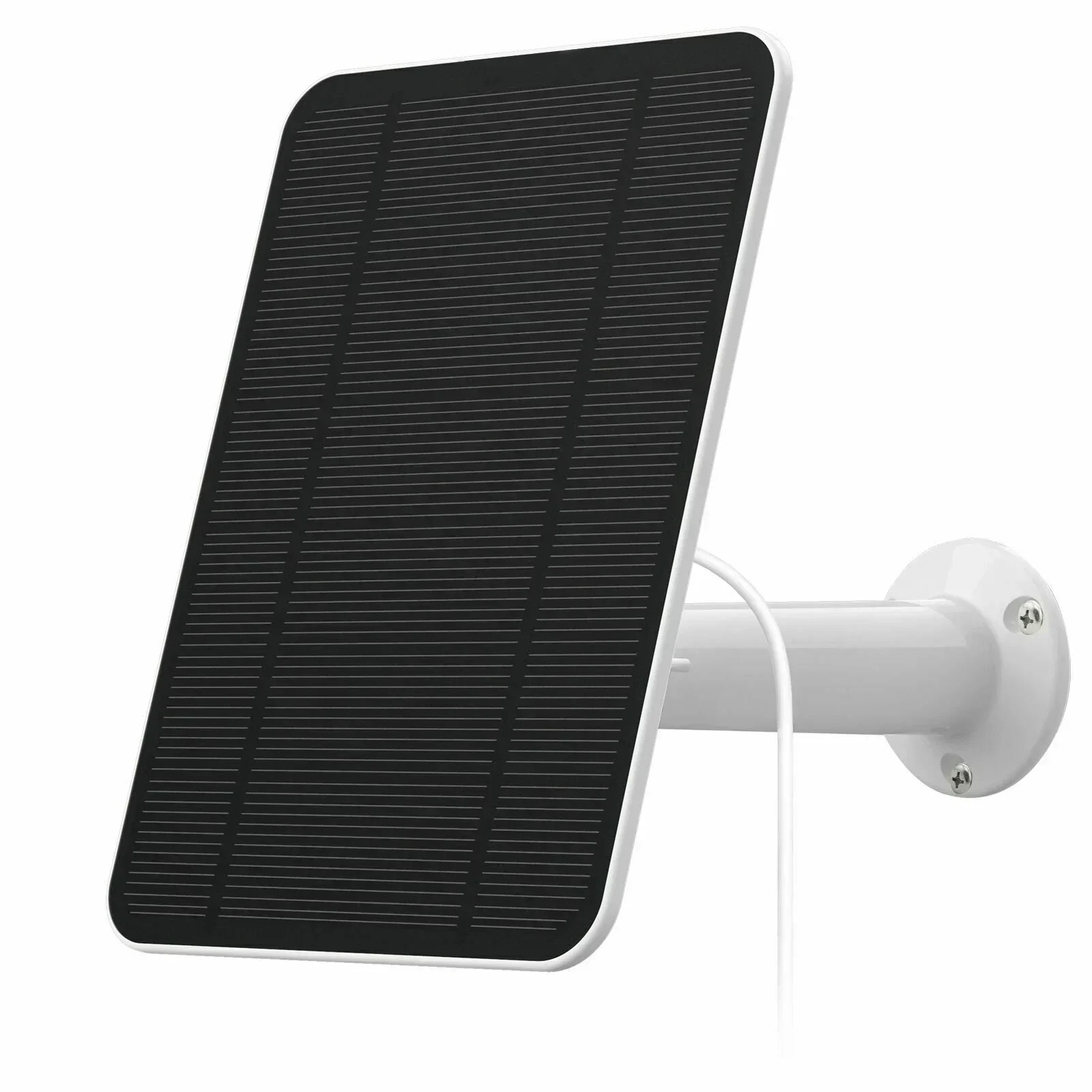 4W Solar Panel for Nest camera (battery ) Weatherproof Power Cable mount with Anti-Theft and Anti-Drop Security Chain