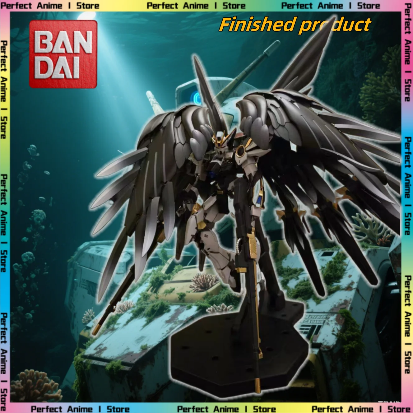 

Готовый продукт Bandai MG Feiyi Zero Ka Версия Black Snow Ji Сборка Модель OEM Пользовательская сборка завершена