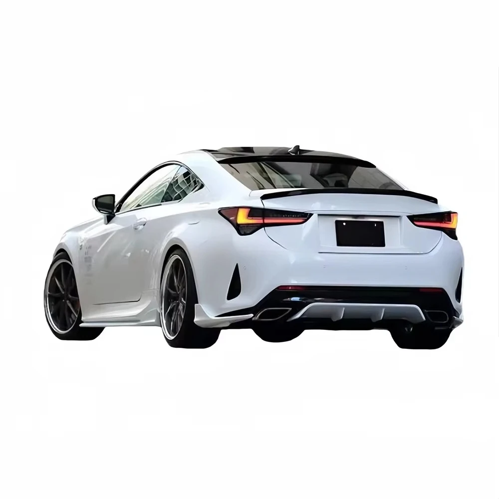 2019 for RC300 RC350 Upgrade ART Style Diffuse Front Diffuser Side Skirts Rearr Trunk Spoiler Body Kit Carbon Fiber Bumper 2