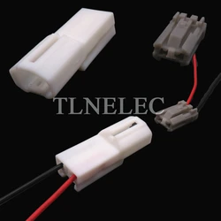 2 Pin Way Car Unsealed Connector With Wires Auto High Brake Light Electric Wire Socket For Toyota MG610850-4 7283-8123-40
