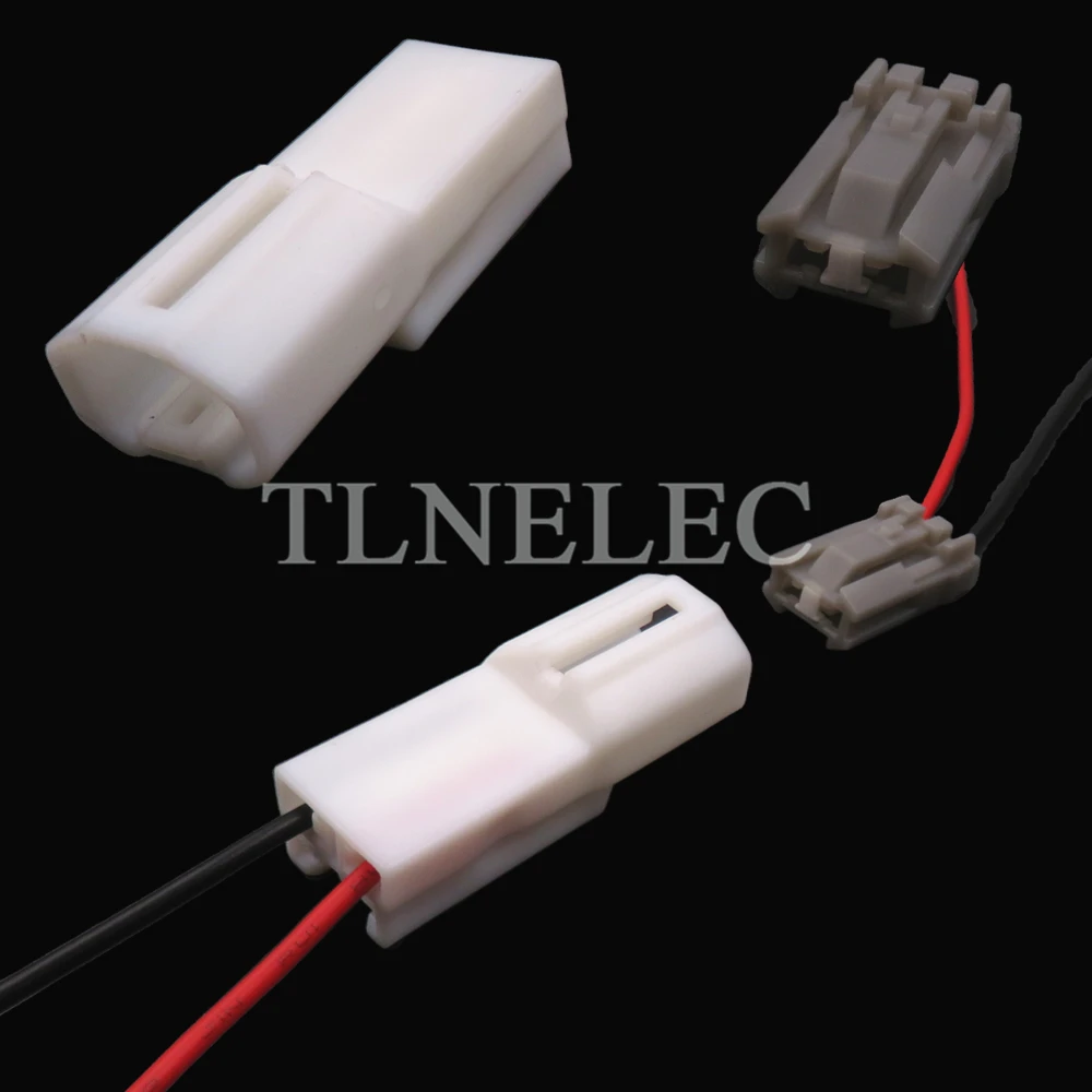 2 Pin Way Car Unsealed Connector with Wires Auto High Brake Light Electric Wire Socket For Toyota MG610850-4 7283-8123-40