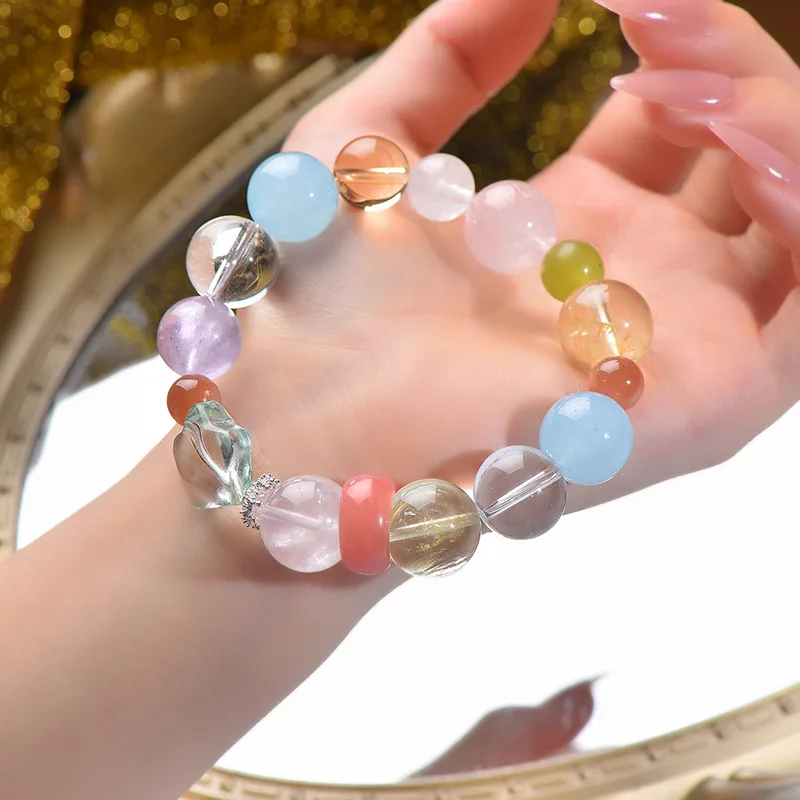 

Natural Duobao Crystal Bracelet Women's Light Luxury Fashion Lucky Bracelet, Gift