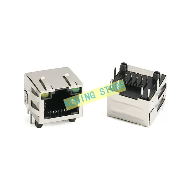 Type 56/RJ45 network socket network cable network port interface 8P8C crystal header female seat with shielded copper shell