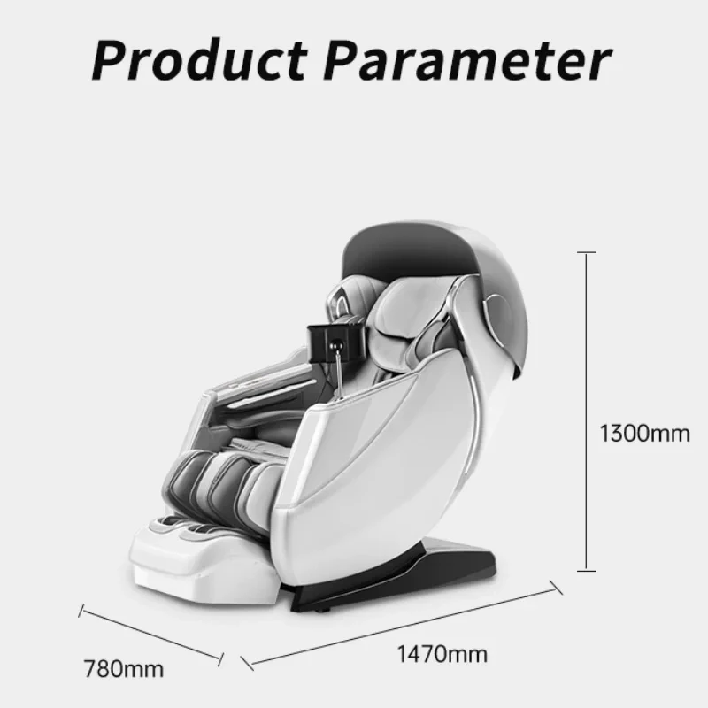 3 anos de garantia 4D SL Airbag Zero Gravidade Cadeira de massagem de corpo inteiro Casa 3D Escritório Elevador de pernas elétrico Cadeira de escritório Sofá de massagem