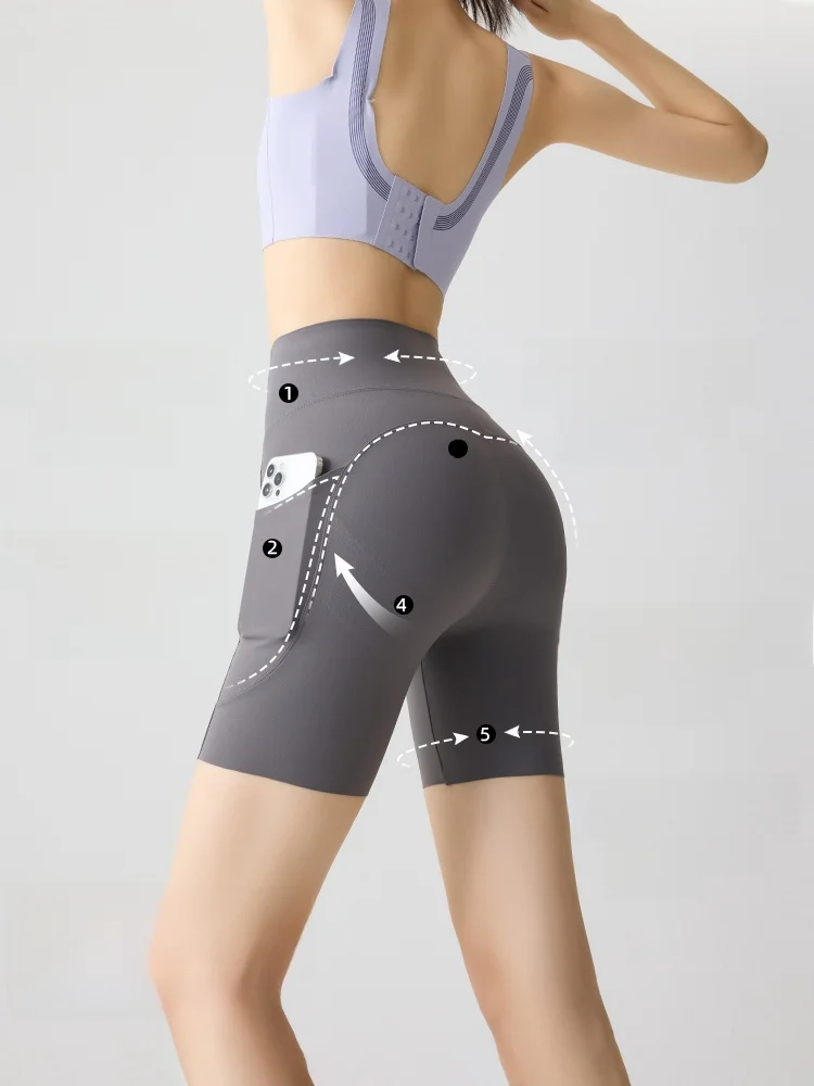 High Waist Yoga Pants Women's Summer Fitn Spor ark Skin Pattern Tummy Control No Tead Butt Lifting Bot