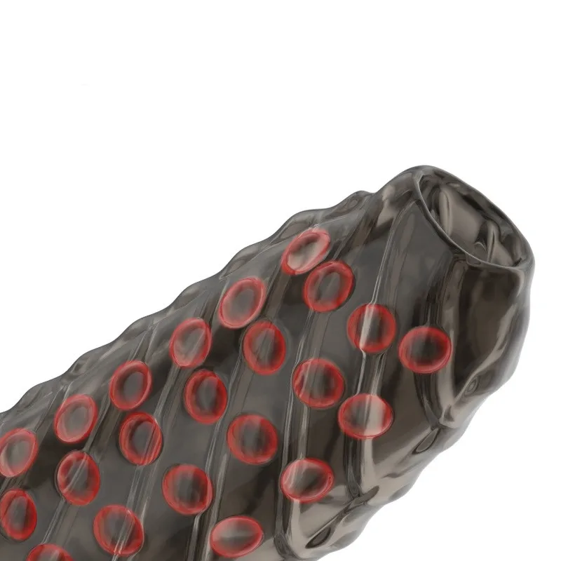 لينة TPE خاتم الديك القضيب الأكمام الخصية كيس الصفن القيود الجنس لعب للرجال تأخير القذف الأزواج يمزح ألعاب الكبار #5