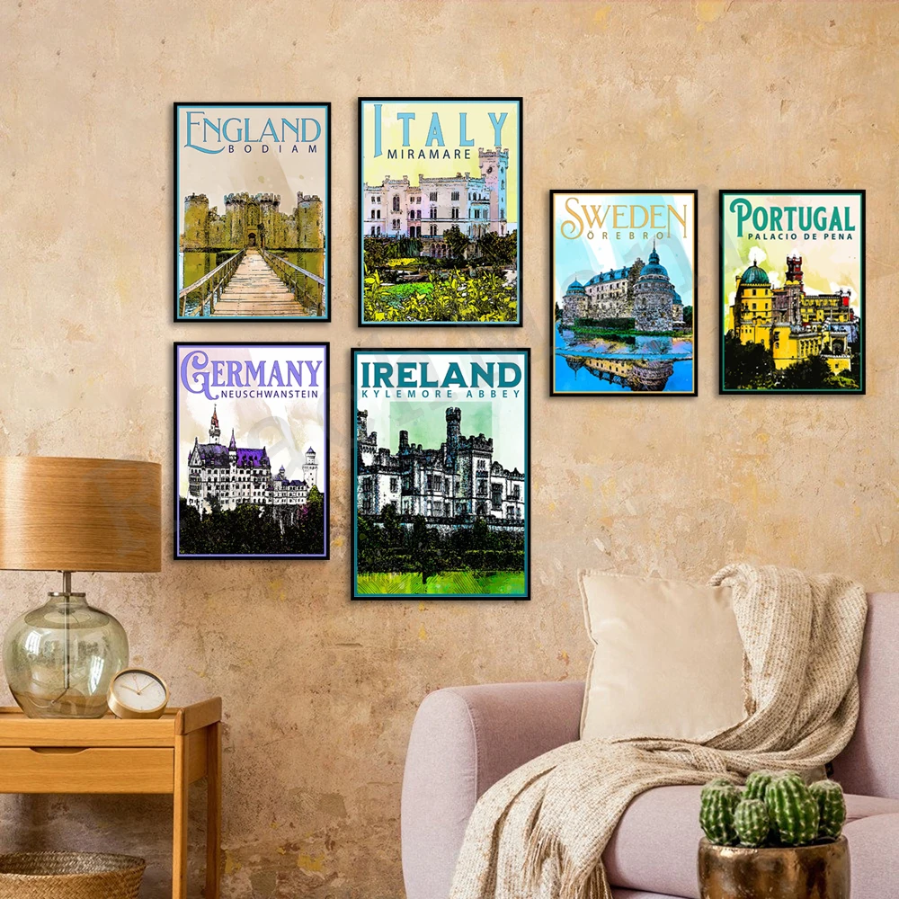 Germany, Portugal, Switzerland, Romania, Italy, Ireland, Great Britain, Austria, Sweden, Romania, Castle, Vacation, Travel Poste