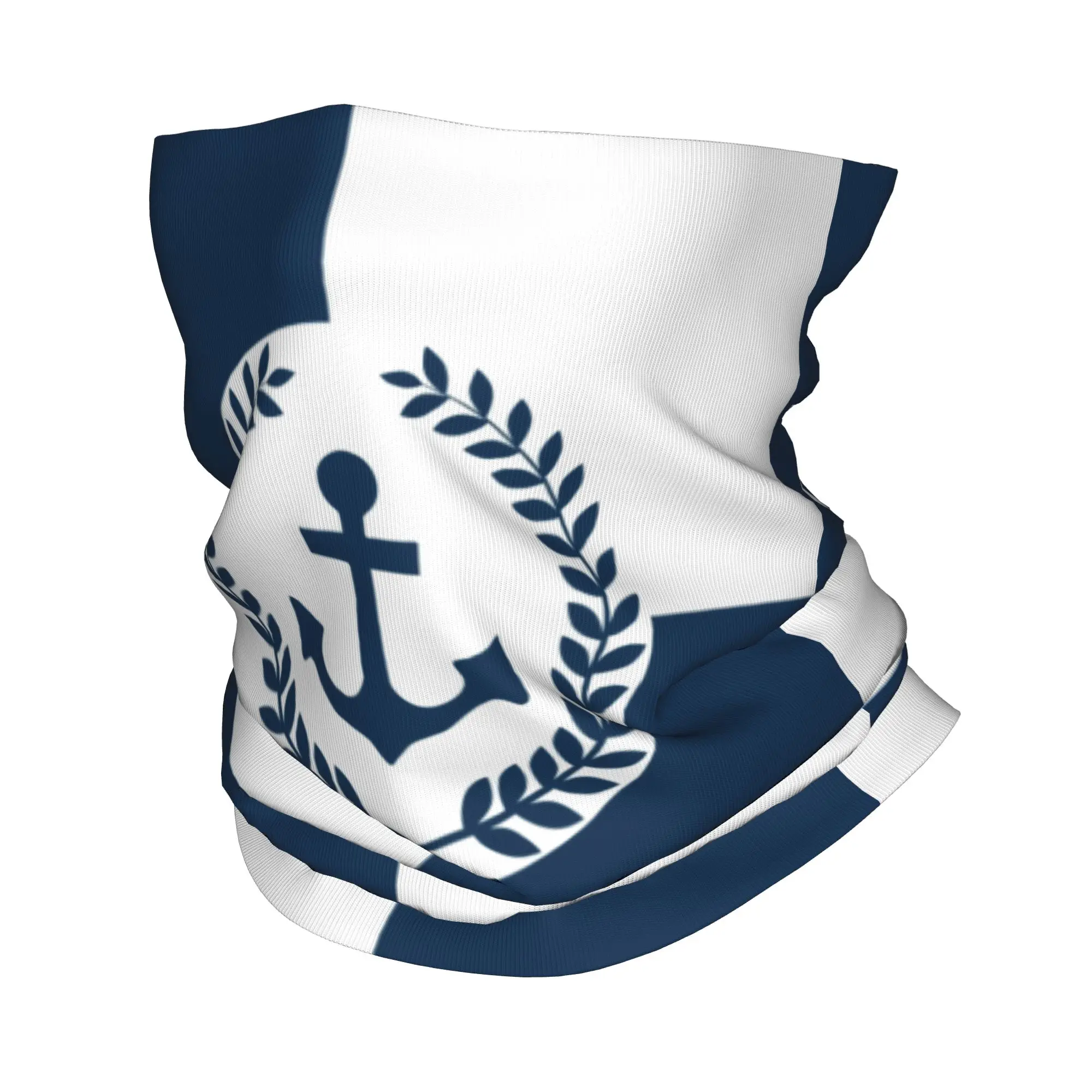 

Бандана с тематическим дизайном морского якоря, зимняя теплая повязка на шею, женский ветрозащитный шарф для лица для лыжного паруса, матросская повязка на голову