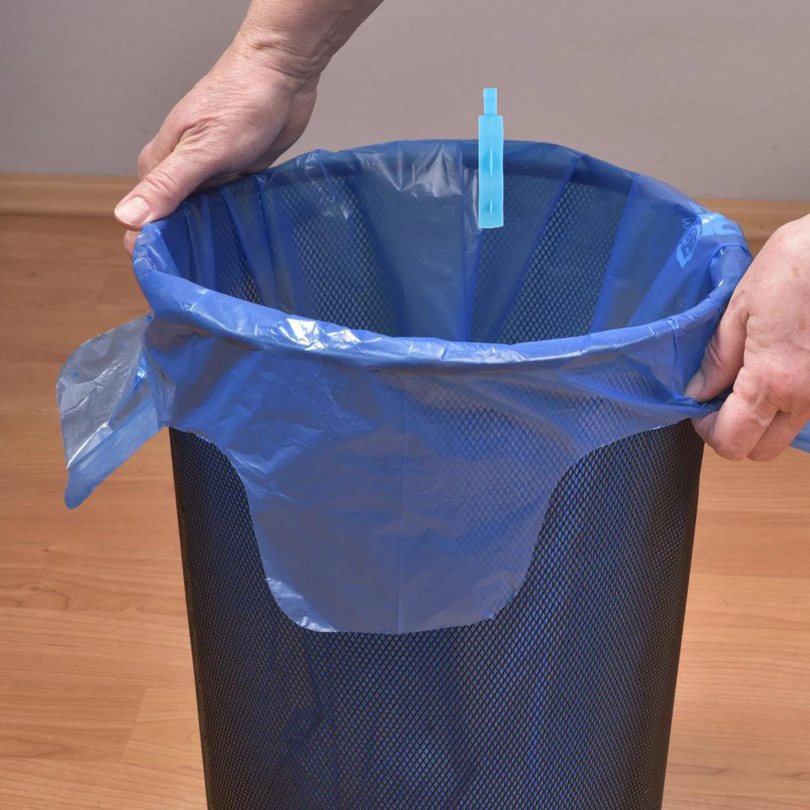 Clip for Garbage Bags Bin Bathroom Waste Clips Can Clamp Anti-slip Trash Holder Fixing Accessory