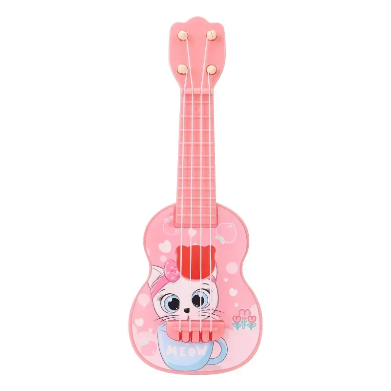 Ukulele Kids Guitar Toy Girl Boy Beginners Mini Guitar Instrument Can Play Music Simulation Toy Birthday Gift