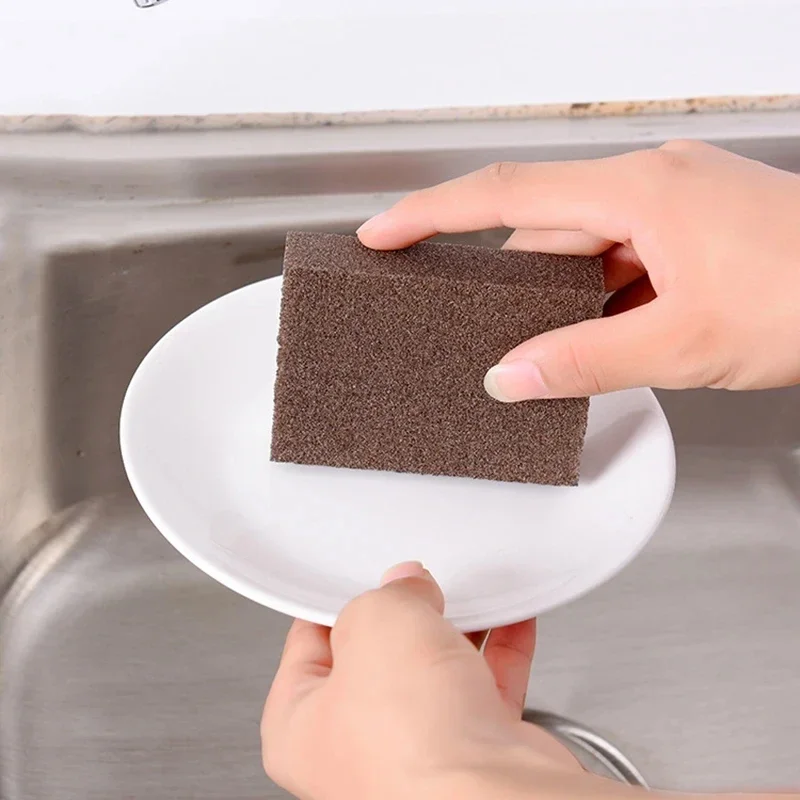 6pcs Diamond Sponge Magic Erasers Carborundum Removing Rust Cleaning Sponge Brush Kitchen Pot Dish Rust Removal Emery Clean Rub view 6