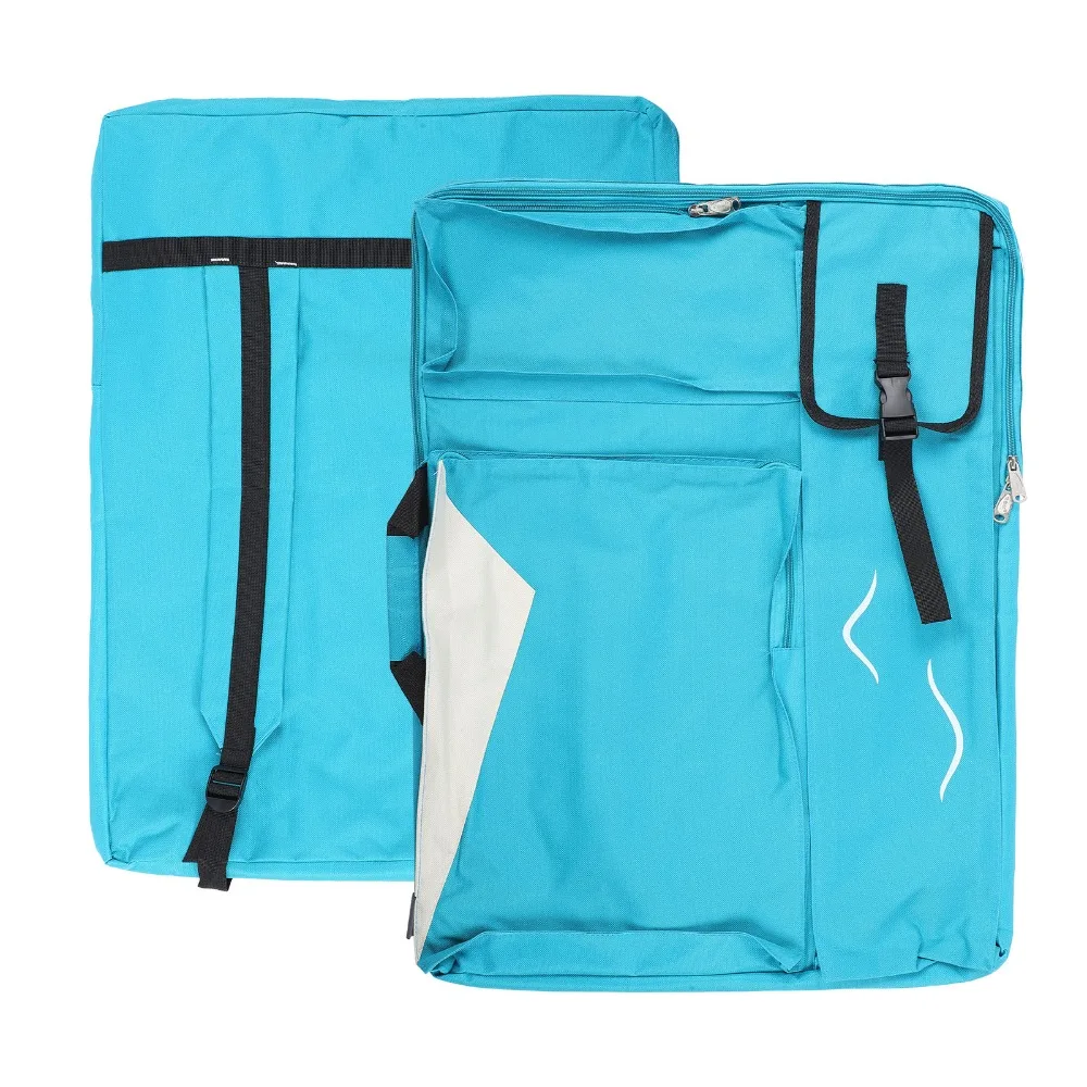 1pcs Waterproof Design Art Drawing Bag Durable Oxford Cloth Reinforced Shoulder Straps Artist Backpack Art Portfolio Case