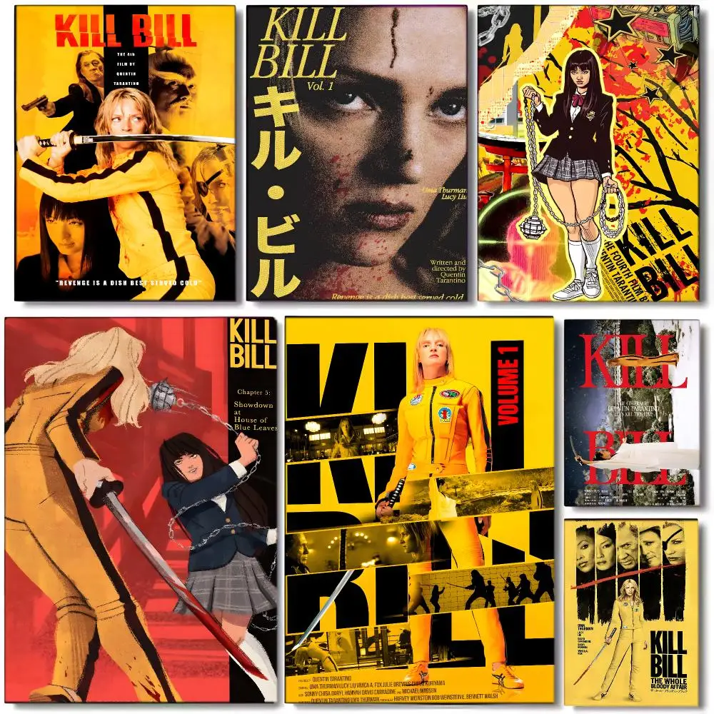 Action Movie K-Kill Bill Poster Wall art print art suitable for living room bedroom bar parlor home decor gift