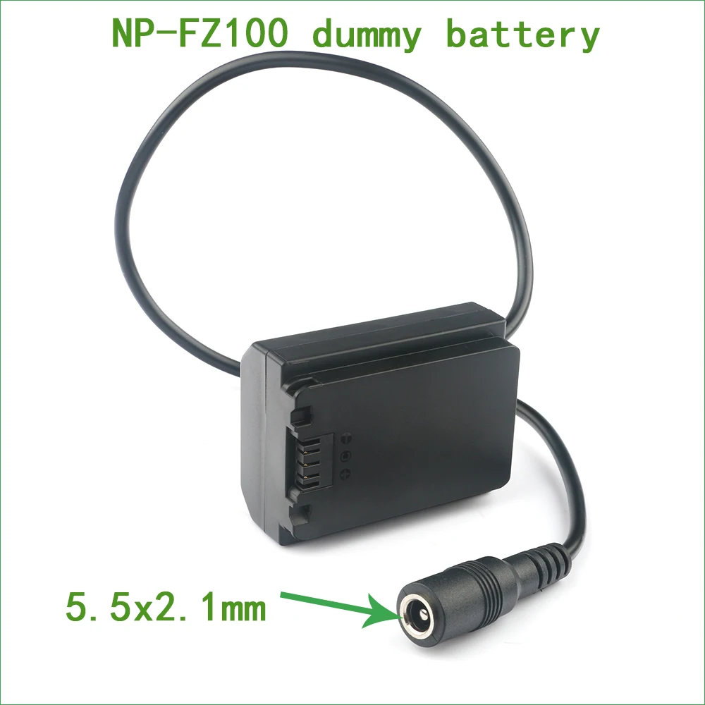 AC-FZ100 Usb Type-C NP-FZ100 Dummy Batterij Power Adapter Dc Coupler Voor Sony A7S Iii ILCE-9 ILCE-7SM3 ILCE-9M2 A9 ii