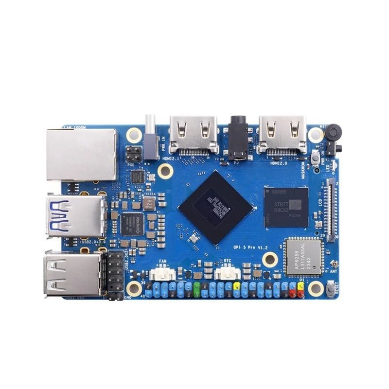 N15R-For Orange Pi 5 Pro RK3588S 16GB RAM DDR5 Gigabit Ethernet Wifi+BT SBC Single Board Computer Mini PC Development Board