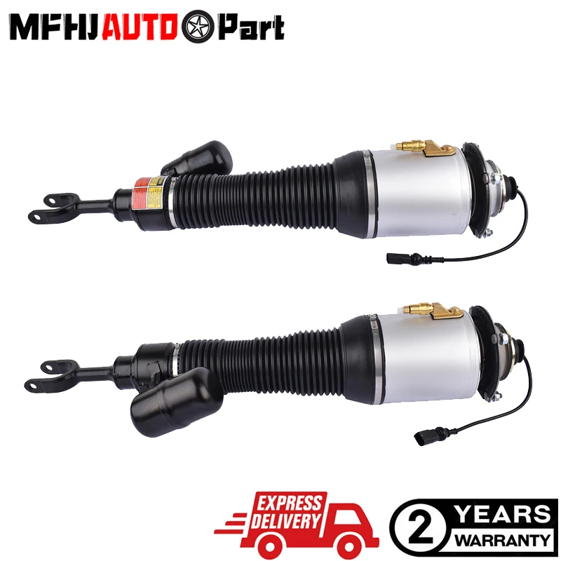 Set 2 Front Air Suspension Struts Shock For Bentley Continental GT Left & Right