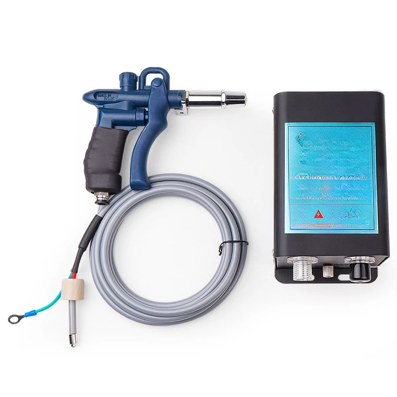Pistola ad aria ionica portatile Pistola antipolvere Attrezzatura per la rimozione statica Pistola per soffiaggio ionica ad alta pressione