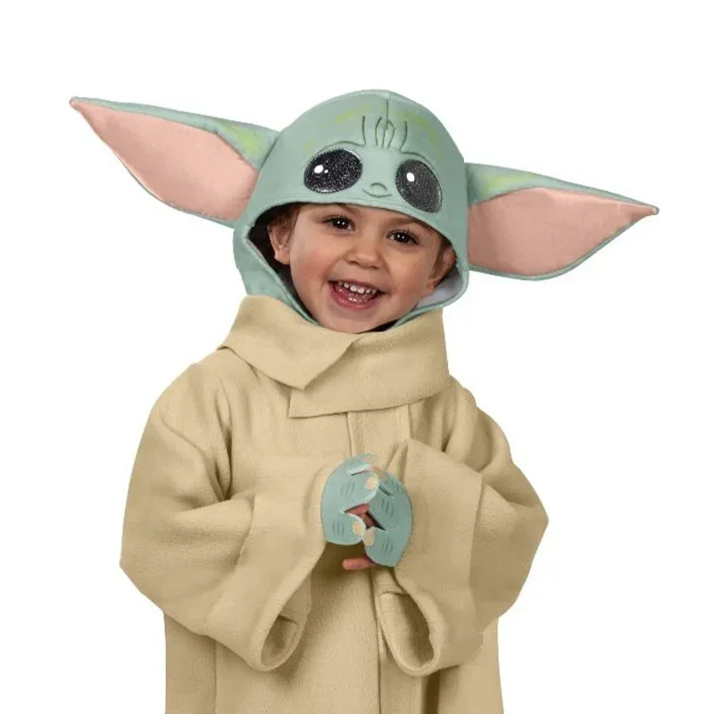 Disfraz de Yoda para bebé, ropa de Cosplay divertida de Anime para fiesta de Carnaval y Navidad, Año Nuevo, recién llegado