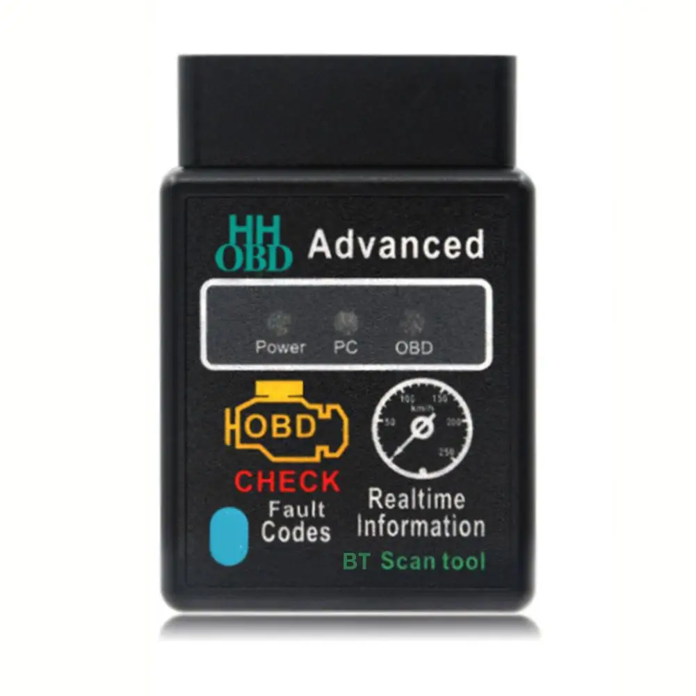 Автомобильный OBD2 сканер Elm327 V1.5 считыватель кодов OBDII диагностический инструмент диагностический сканер Bluetooth для Android IOS Windows