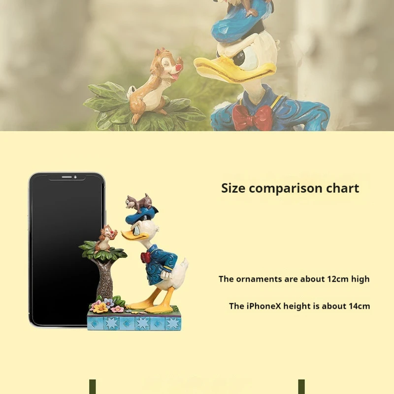 ديزني كيكي تيتي ودونالد داك التماثيل اللطيفة شخصيات كرتونية شخصيات كرتونية عناصر ديكور سطح المكتب هدايا إبداعية للفتيات #5