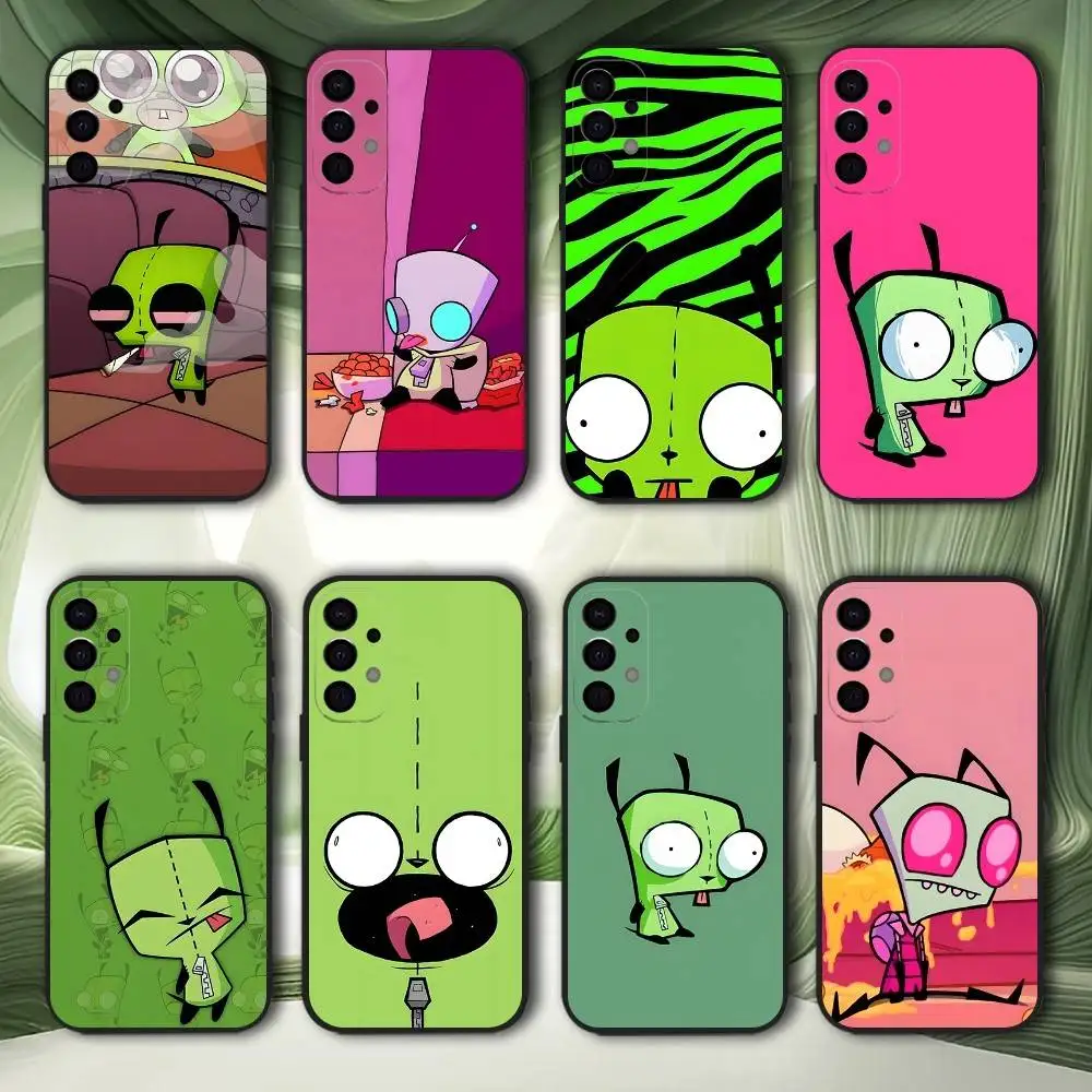 

I-Invader Zim Gir Phone Case For Samsung S25,S24,S21,S22,S23,S30,Ultra,S20,Plus,Fe,Lite,5G Black Cover