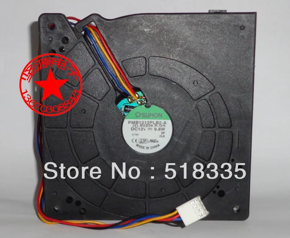 

For Sunon PMB1212PLB2-A 12CM 1232 12032 12V 9.8W PWM fan switch server inverter fan