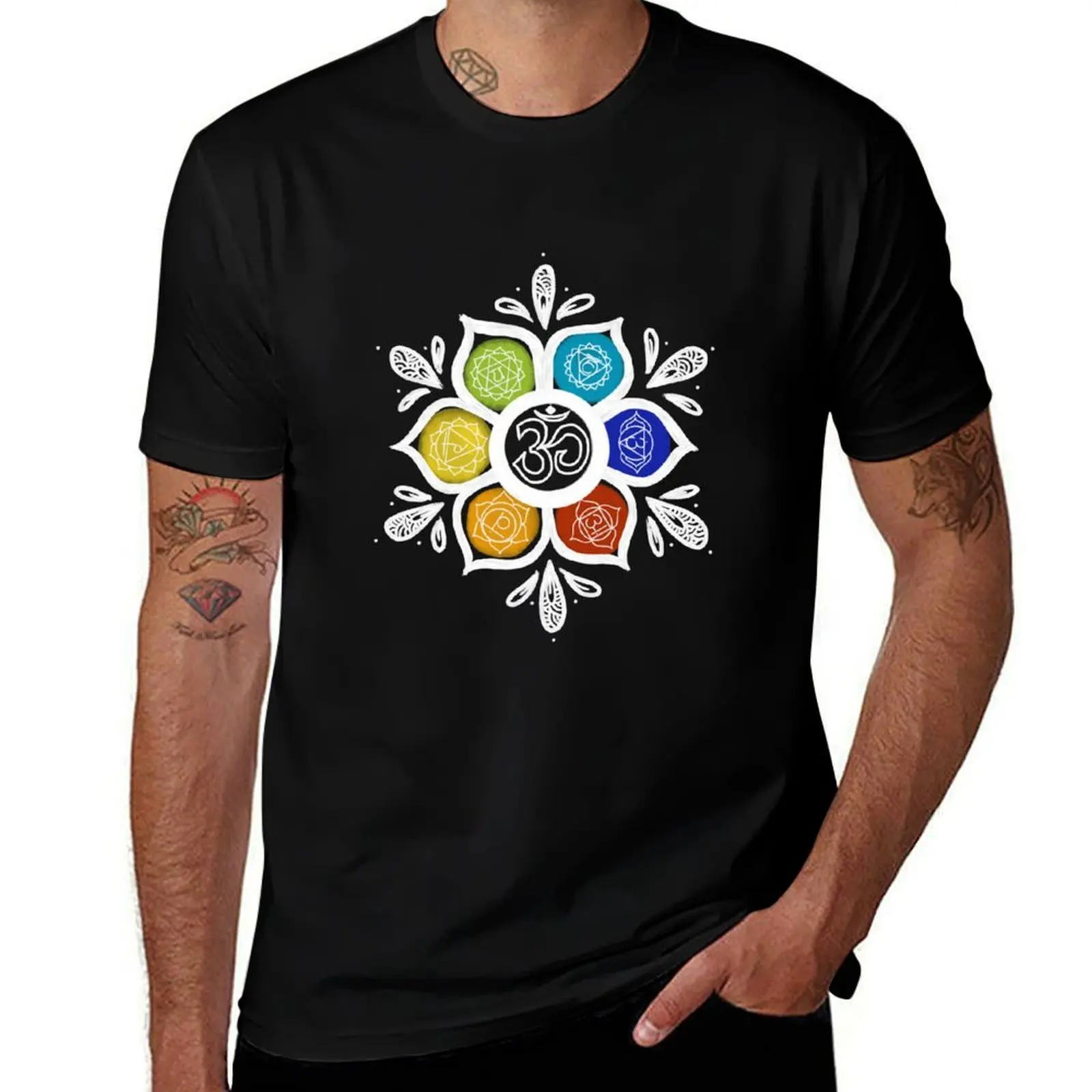 

7 Chakras T-Shirt Funny t-shirts sports fans customizeds mens graphic t-shirts