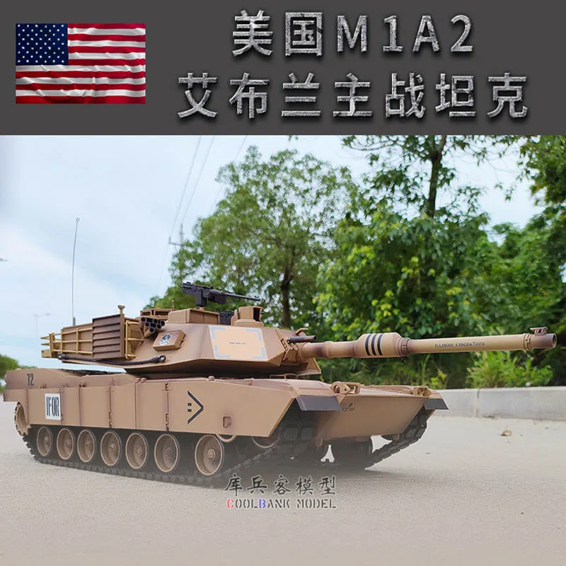 

Henglong 3918 M1a2 Abrams Infrared Sparring Remote Control Tank Model Upgraded Climbing Tank Children's Toys Christmas Gift