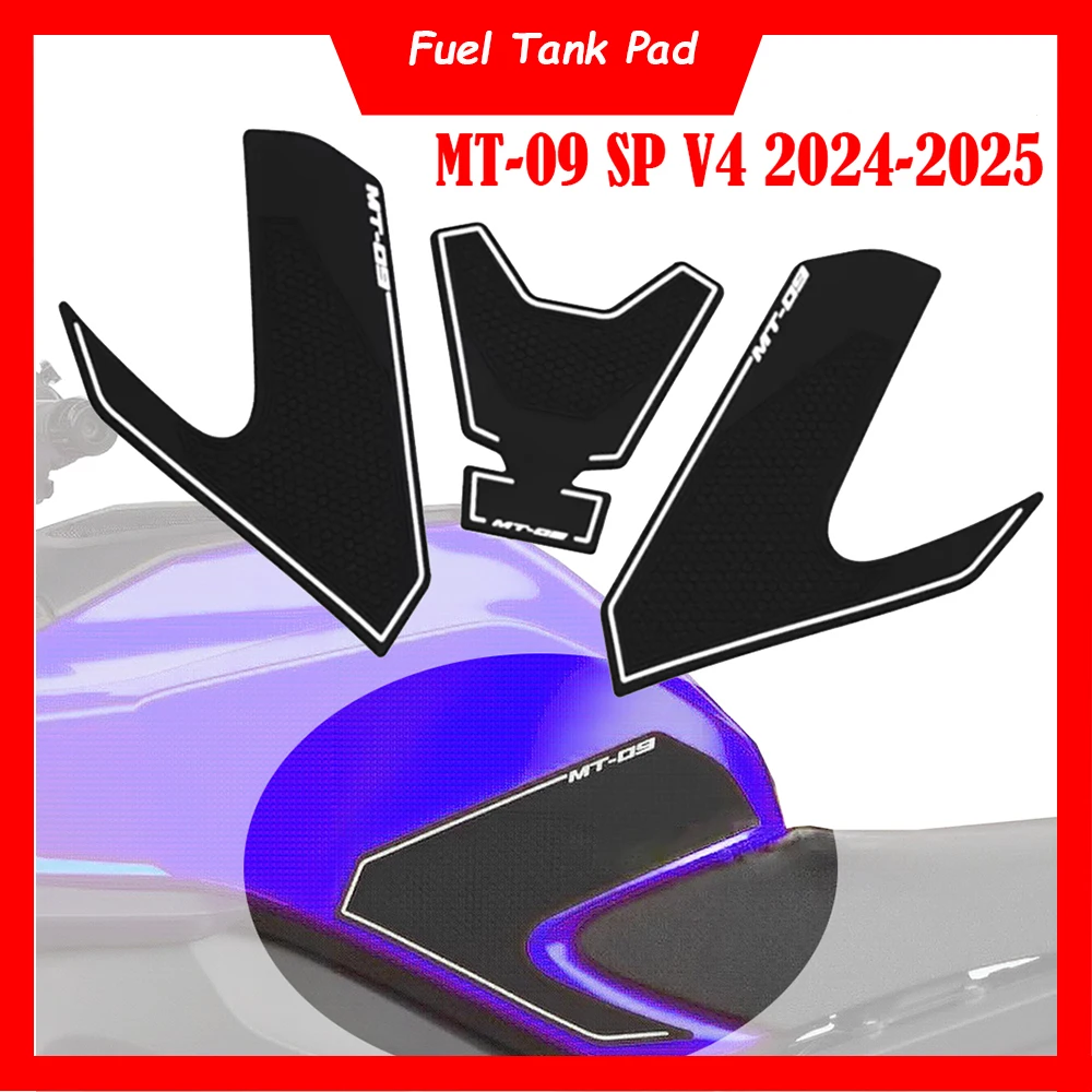 

Мотоциклетная противоскользящая накладка с подогревом бензобака, боковая тяговая наколенница, защитная наклейка для Yamaha MT-09 MT09 SP V4 2024-2025
