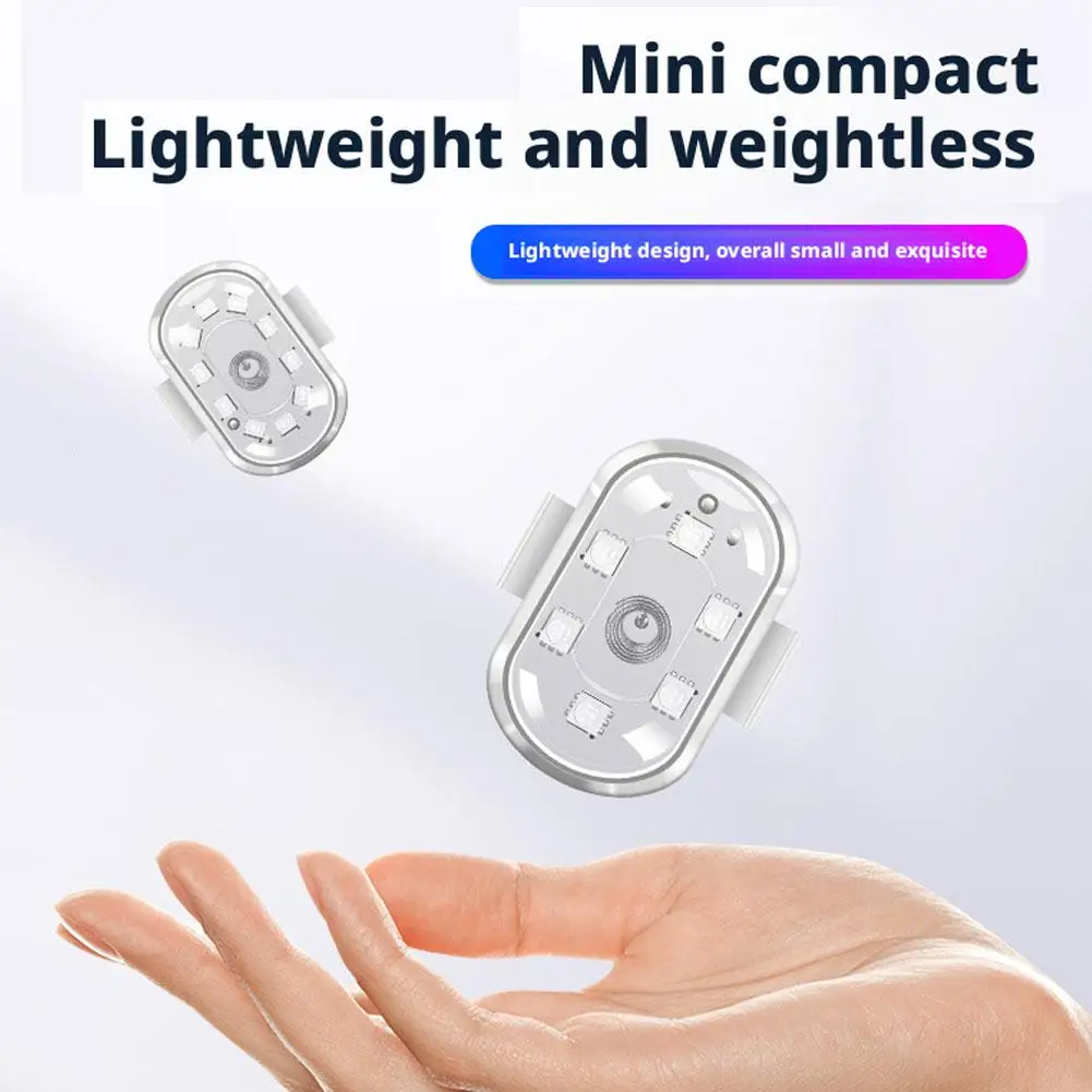 

Стробоскоп с зарядкой через USB, водонепроницаемый светодиодный автоматический мигающий предупредительный стробоскоп для дрона, велосипеда, лодки, скутера, грузовика, внедорожника V1R5