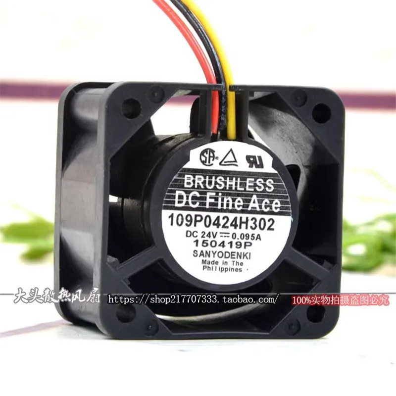 

Original 109P0424H302 40 * 40 * 28MM 4CM 24V 0.095A frequency converter high-end equipment Cooling fan