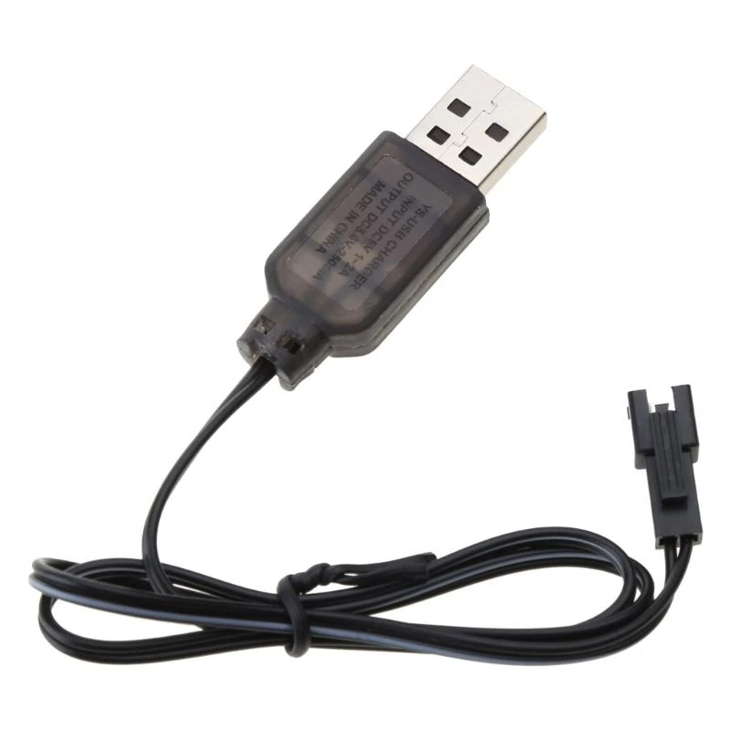 

090F 2P 250mA 2p plug USB with Led Lamp for NiMH NiCD RC Car Robot Battery Pack