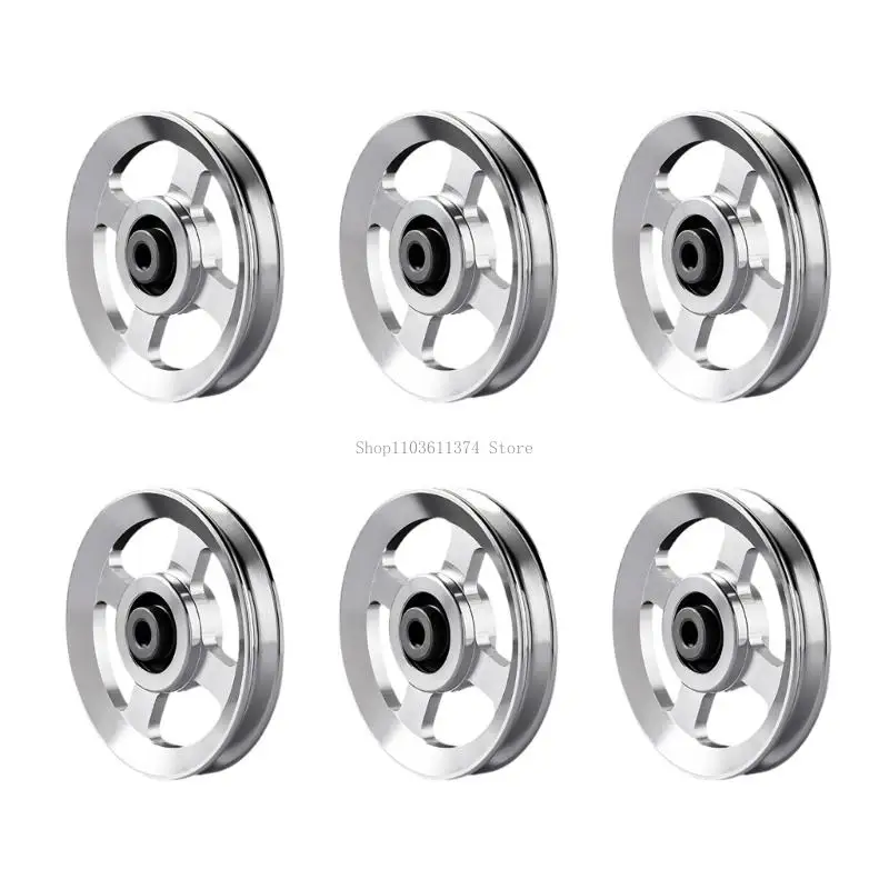  Gym Pulley Wheel, Pulley Wheel Firm Bearing Pulley Wheel Replacement Gym Equipment Part for Gym Fitness Cable Machine