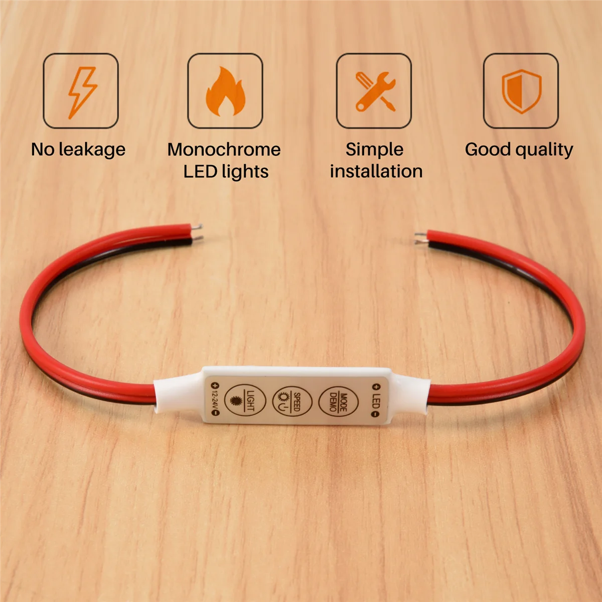 LED 스트립 단색 컨트롤러용 UNCL LED 조광기 12A 12V-24V