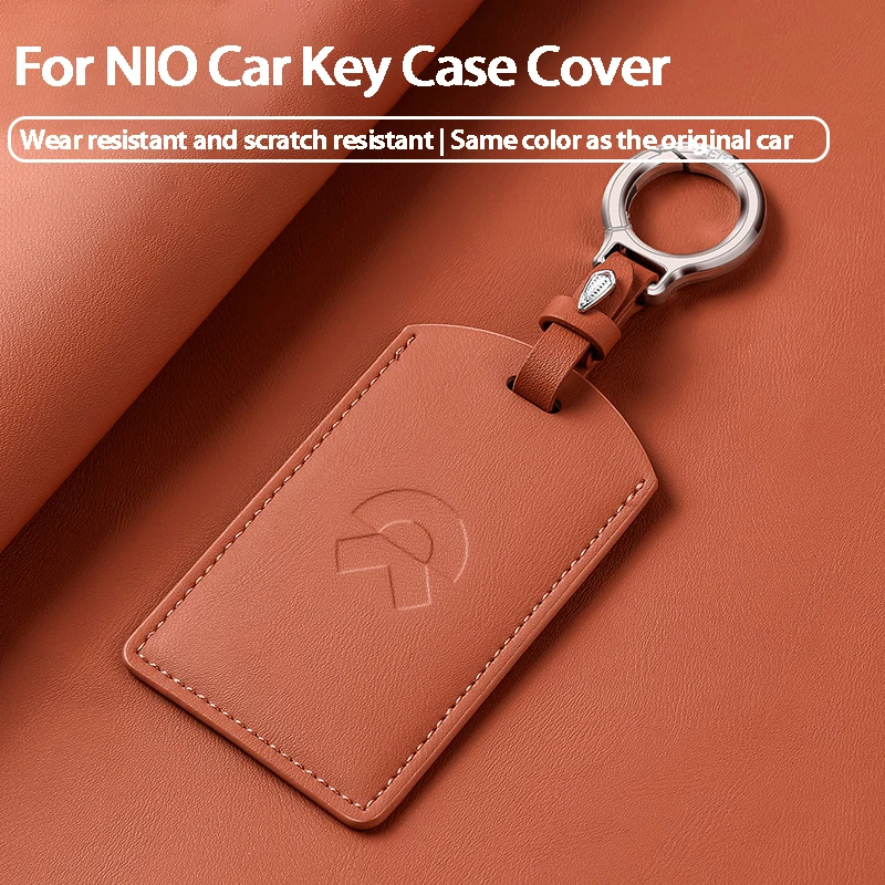 

Car Key Case Cover For Wei Lai NIO ET5 ET7 ES7 EC7 ES6 ES8 EC6 Fashion Leather Car Smart Key Case