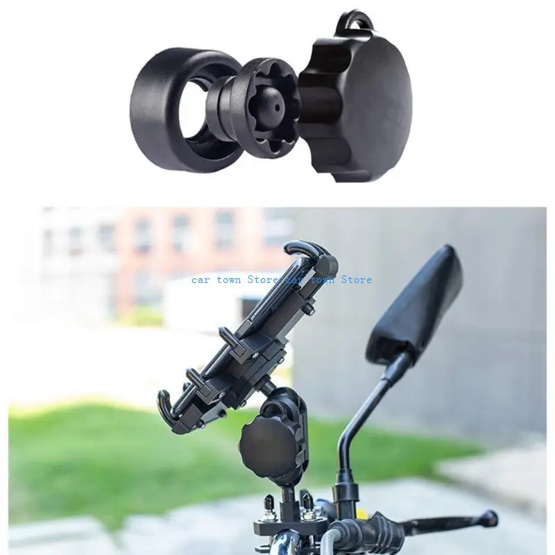 

RXJE Motorcycle Anti-Theft Lock Security Knob Fit for M6 Anti-Theft Socket Arm