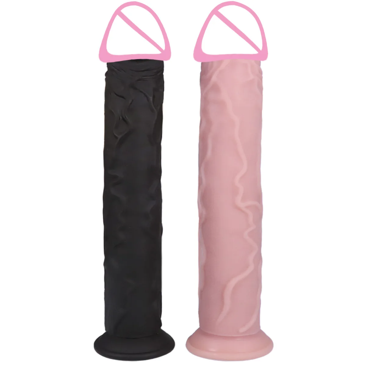 Long Dildos Dongs Thin Penis Strap on Dildo w/ Suction Cup Dick Cock Sex Toys for Women Lesbian Vagina G-Spot Pussy Anal Plug