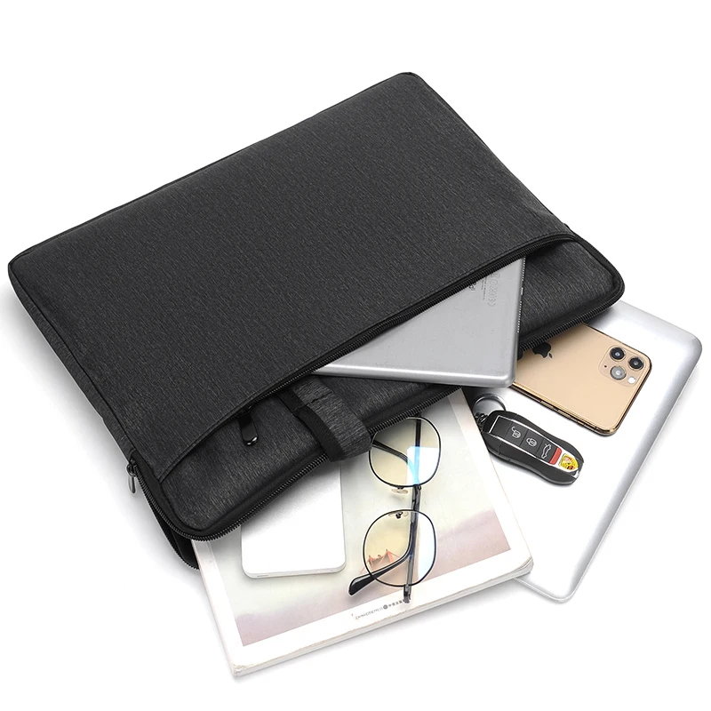 حقيبة كمبيوتر محمول أنيقة، حقيبة أعمال ذات سعة كبيرة، تصميم بسيط - مثالية للمدرسة والمكتب والتنقل اليومي #5