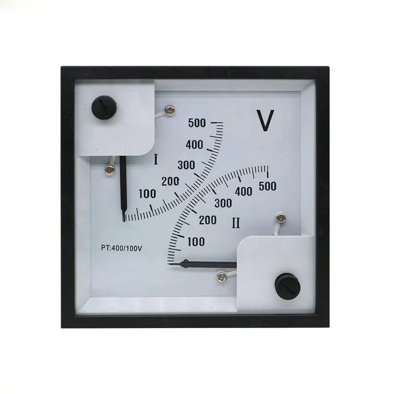 

Прямые продажи с фабрики F96D-ACB AC500V 400/100V выпрямитель аналоговая панель двойная структура вольтметр