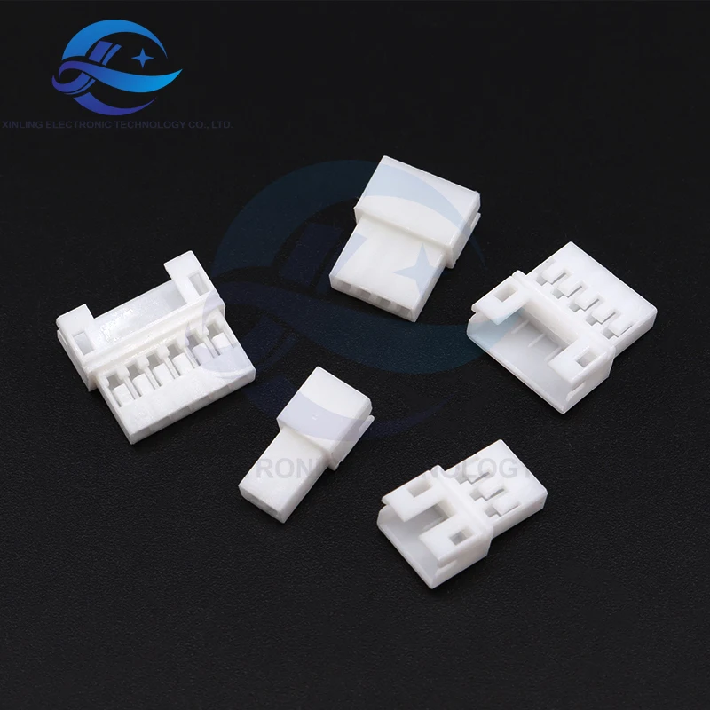 100pcs PH2.0 Airless female shell spacing 2mm Air-to-air rubber shell 2/3/4/5/6P connector terminals waterproof terminal block