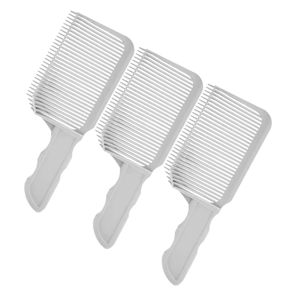 3Pcs Professional Flat Top Fade Comb Haircut Clipper Combs Hair Positioning Blending Barber Salon Styling Tools