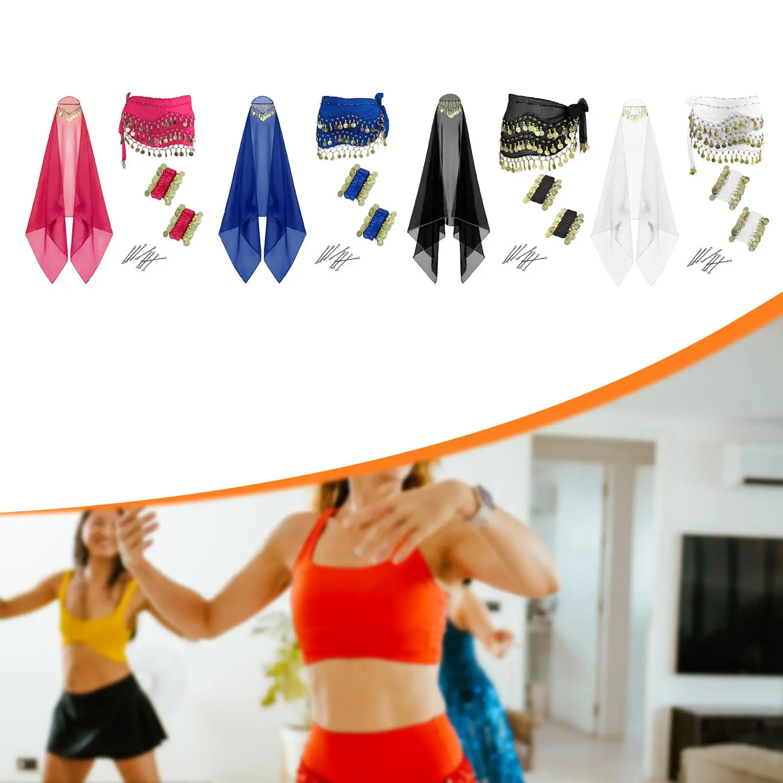 

Наряд для танца живота Карнавальный наряд Восточный индийский танцевальный костюм