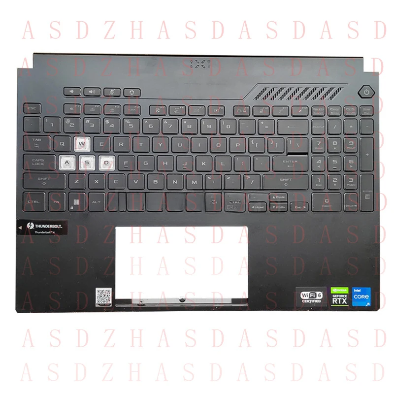 

Z Для ASUS TUF Dash 15 FA507 FA507R: подставка для рук с клавиатурой с подсветкой 90NR0951-R31
