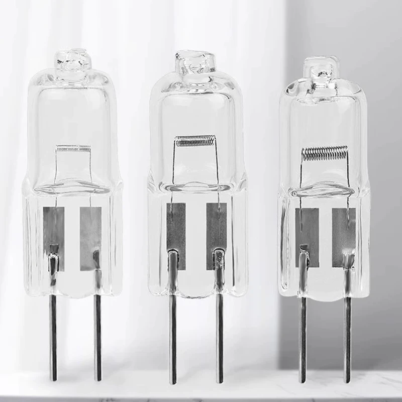 G4 24V 10W 20W 35W Machine Tool Work Lamp Beads, Instrument Small Bulb Lamp, Halogen Tungsten Halogen Lamp, Two-Pin Plug Bulb