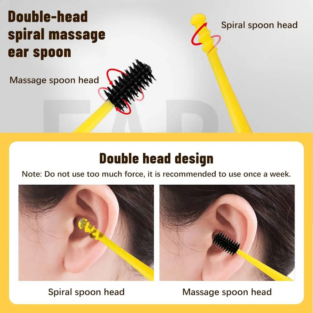 Adults Tweezer Ear Care Tool Ear Nose Curette Picker LED Light Earpick Ear Wax Remover Ear Cleaner Spoon