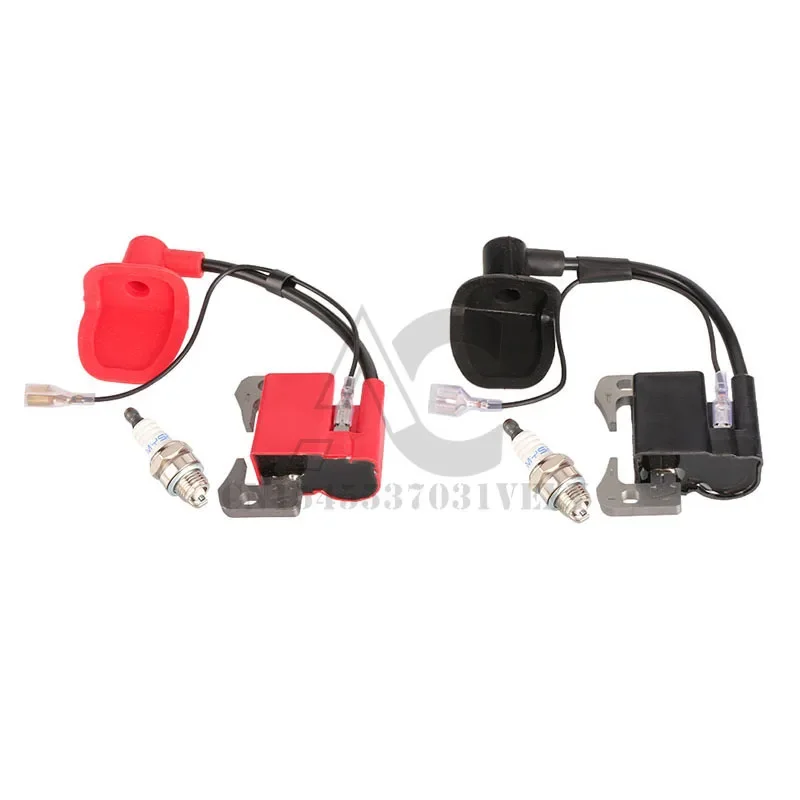 

Катушка зажигания со свечой зажигания для 43cc 47cc 49cc Mini Quad Pocket Dirt Bike ATV 2-тактный двигатель Детали Высокопроизводительный красный/черный