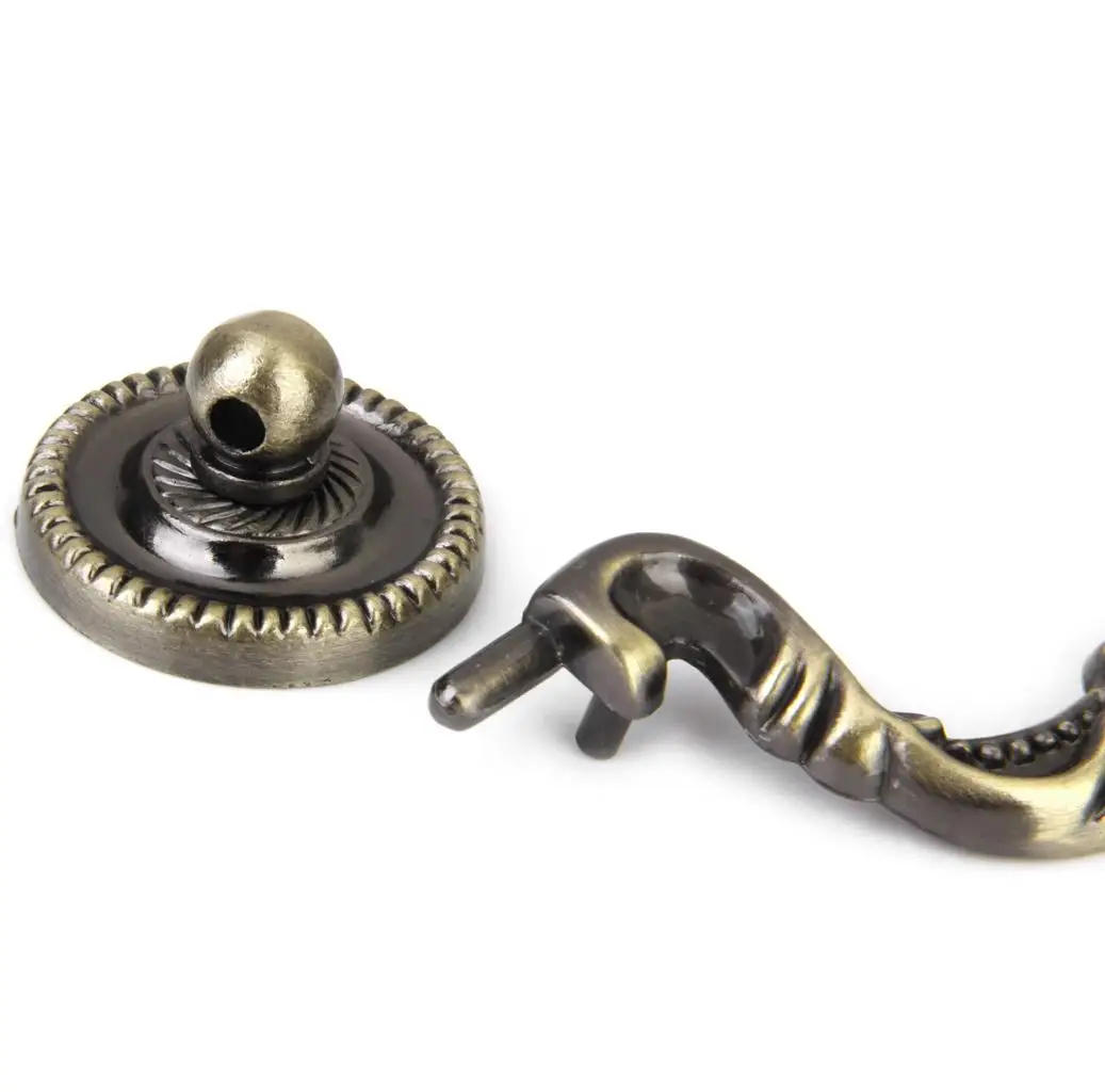 キッチンキャビネットハードウェア引き出しハンドルプル、真鍮3.78インチ(96mm)穴中心