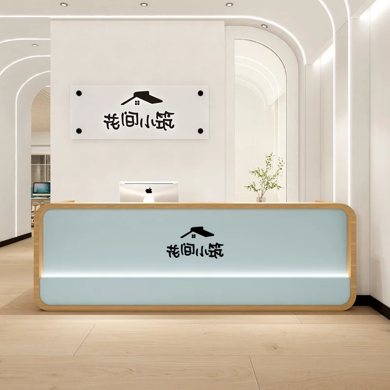 

The women's clothing Reception Desks store original Reception Desks color beauty baked paint Office Furniture receptie ZY40JDT