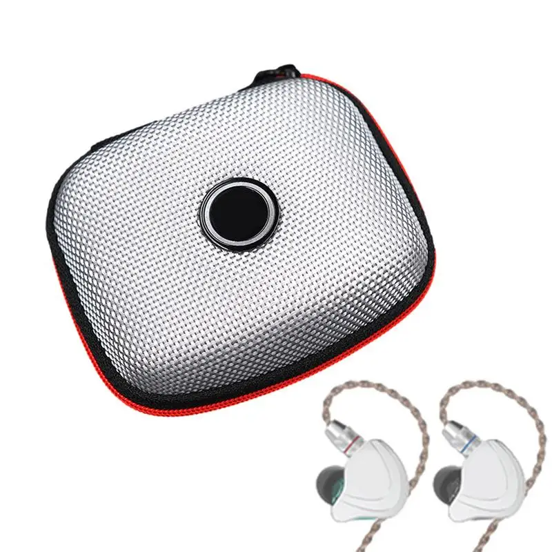 Estuche de transporte para auriculares, bolsa protectora impermeable, absorción de impactos, Mini contenedor de Cable, organizador electrónico para cargador de teléfono